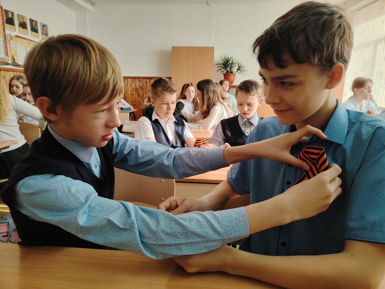 Акция &amp;quot;Георгиевская ленточка&amp;quot;.